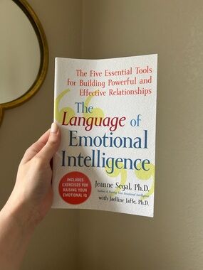 The Language of Emotional Intelligence — Paperback Book (White, Blue, Red)